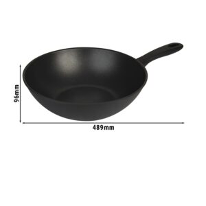 Wok BALLARINI AVOLA Ø300 mm čierny hliník