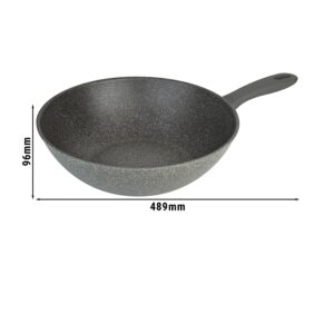 Wok BALLARINI MURANO Ø300 mm vzhľad kameňa šedý