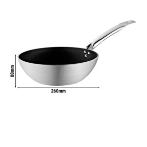 Wok panvica z hliníka Ø26 cm