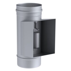 Čistiaca rúrka s boxom – Ø 400 mm – nerez