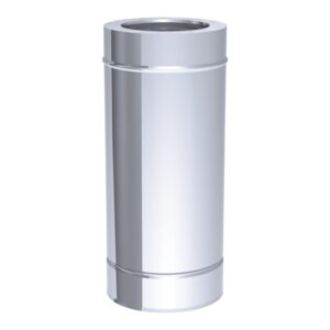 Priamy diel 500 mm z nerezovej ocele – Ø 450 mm