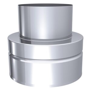 Redukcia z dvojplášťového na jednoplášťové potrubie – Ø 450 mm