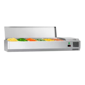 Nerezové vitríny na chladenie