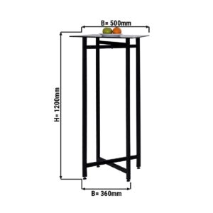 Rozkladací konferenčný stolík – 50 × 120 cm