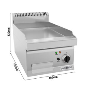 Elektrická grilovacia platňa 3,6 kW - hladká