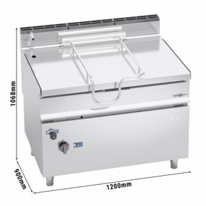 Plynová výklopná panvica 120 litrov - 30 kW