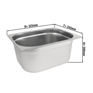 GN nádoba 1/2 - hĺbka 200 mm