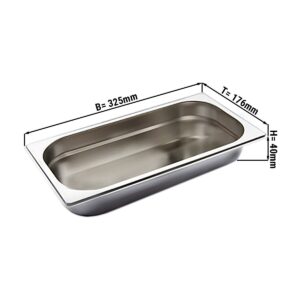 GN nádoba 1/3 - hĺbka 40 mm