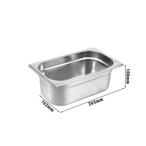 GN nádoba 1/4 - hĺbka 100 mm