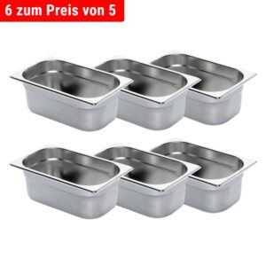 Nerezová GN nádoba 1/4 - hĺbka 100 mm