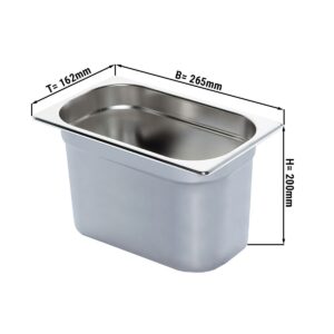 GN nádoba 1/4 - hĺbka 200 mm
