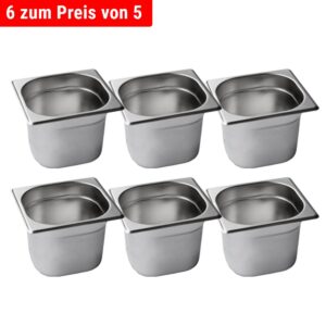 Nerezová GN nádoba 1/6 - hĺbka 150 mm