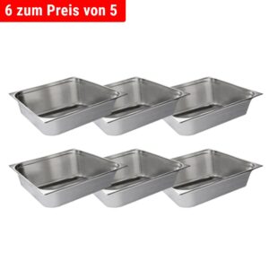 Nerezová GN nádoba 2/1 - hĺbka 100 mm