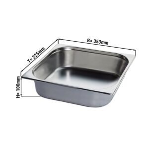 GN nádoba 2/3 - hĺbka 100 mm
