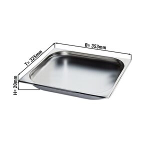 GN nádoba 2/3 - hĺbka 20 mm