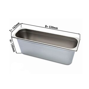 GN nádoba 2/4 - hĺbka 150 mm