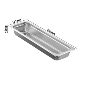 GN nádoba 2/4 - hĺbka 40 mm