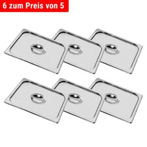 Nerezové GN veko 1/2