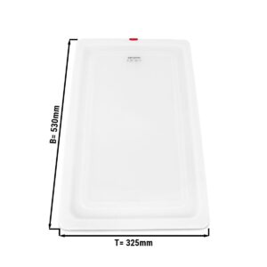 Polypropylénové GN veko 1/1 - mliečne