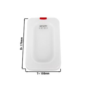 Polypropylénové GN veko 1/9 - mliečne