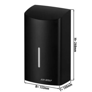 Dvojbalenie AIR WOLF sušičov – čierna matná nerez
