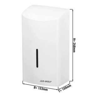 AIR WOLF bezdotykový sušič rúk – biela nerezová oceľ