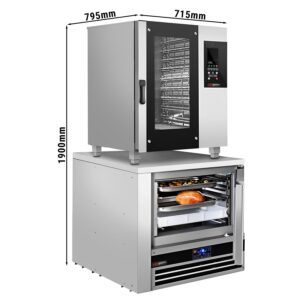 Konvektomat s dotykovým ovládaním – 10x GN 1/1 – vrátane šokovej mrazničky