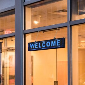 LED svetelný nápis - Vitajte