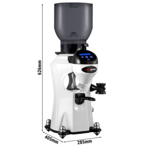 Mlynček na kávu v bielom dotykovom prevedení – 2 kg, 356 W, 45 dB