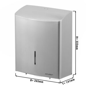 AIR WOLF zásobník na papierové rolky – obojstranný dizajn pre 3 domácnosti alebo 1 veľkú rolku