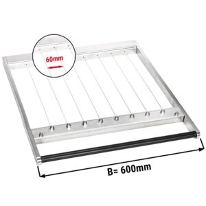 Rámček pre samostatnú vykrajovačku praliniek – rozteč drôtov 60 mm