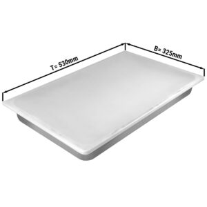 Silikónové veko na 1/1 GN nádoby - 530 x 325 mm