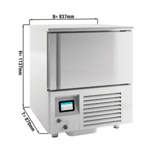 Dotyková šoková mraznička – objem 160 litrov – 7x GN 1/1 alebo EN 60×40