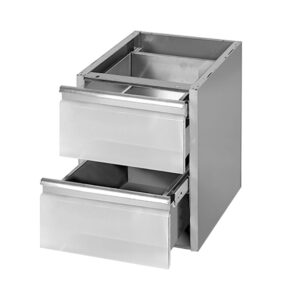 Zásuvkový blok PREMIUM - 2 zásuvky - modul spodnej konštrukcie 400x760mm - pre ATK hl.800mm