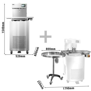 Zariadenie na temperovanie čokolády – Chocotemper – s výtokovým kohútikom