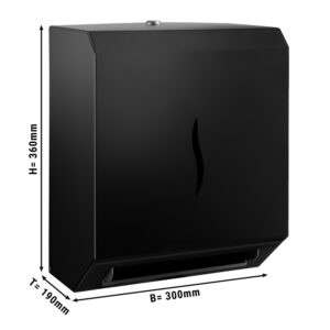 Automatický zásobník na utierky – senzorový, pre rolky – nerez, čierny