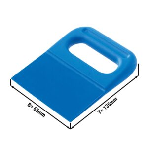 Škrabka/vykrajovač na cesto - 65x135mm, polymér