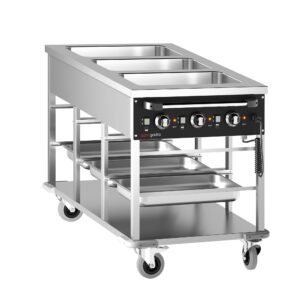 Termovozík Bain-Marie – 3x GN 1/1 nádoby – regulácia teploty samostatná