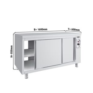 Skriňa na ohrievanie Eco - 1600x600mm, s poklopom