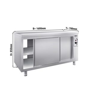 Skriňa na ohrievanie Premium - 1600x700mm, s poklopom