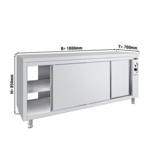 Skriňa na ohrievanie Eco - 1800x700mm, s poklopom