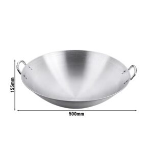 Wok panvica nerezová Ø450 mm