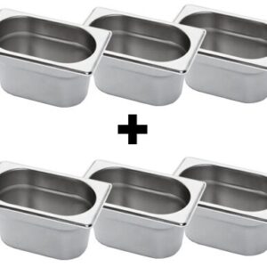 Nerezová GN nádoba 1/9 - hĺbka 100 mm