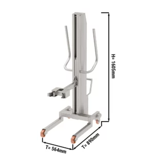 Zdvihák pre kebabové roboty – max. 350 kg – nerezové prevedenie