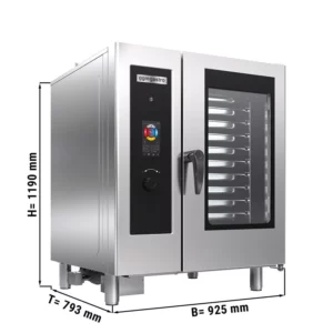 Plynový konvektomat – Touch, 10x GN 1/1, vrátane bojlera