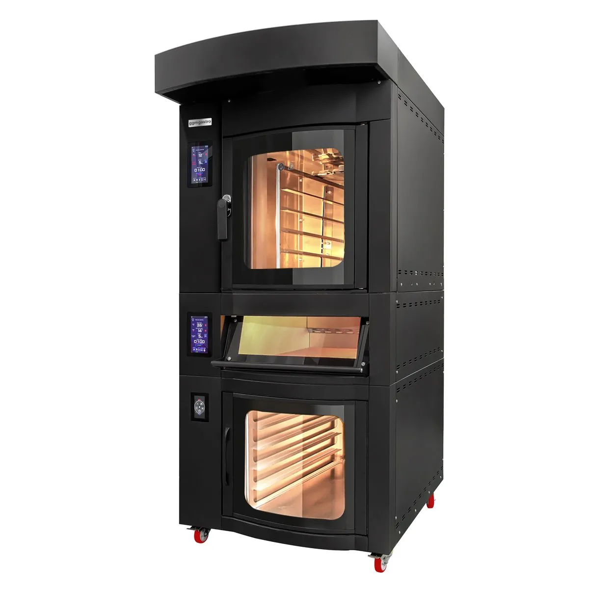 Rotačná pekárenská rúra Digitálna – 5x EN 60x40, pizza pec, kysnutie, umývací systém – Obrázok 5