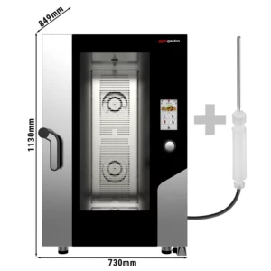 Dotykový konvektomat – 11x GN 1/1, s umývacím systémom a teplotným snímačom