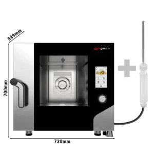 Dotykový konvektomat – 5x GN 1/1, s umývacím systémom a teplotným snímačom