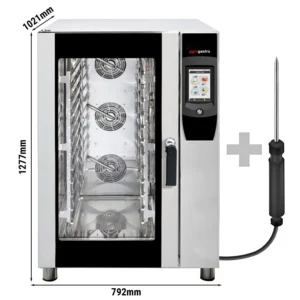 Dotykový konvektomat – 12x GN 1/1, s umývacím systémom