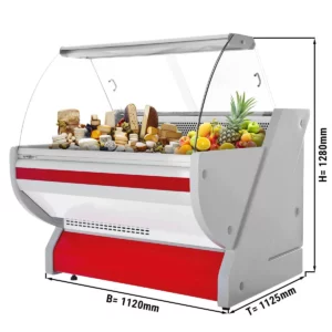 Pokladničný stolík Hendi - 800mm, s osvetlením